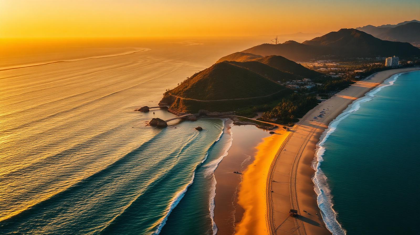 Vũng Tàu — Hoàng hôn biển vàng